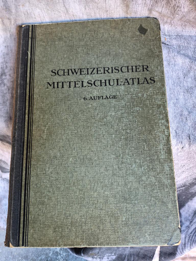 Schweizerischer Mittelschulatlas 1932, Duitstalig, Ophalen, Overige atlassen, Zo goed als nieuw, 1800 tot 2000