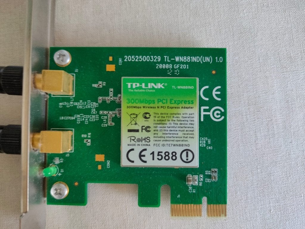 TP-Link TL-WN881ND PC Wifi kaart, Ophalen, Gebruikt, Intern, Tp-link