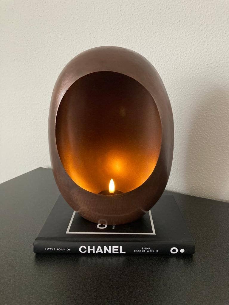 Exclusief Countryfield Egg T-Light antiek koper S Nieuw!, Huis en Inrichting, Woonaccessoires | Kandelaars en Kaarsen, Meerkleurig