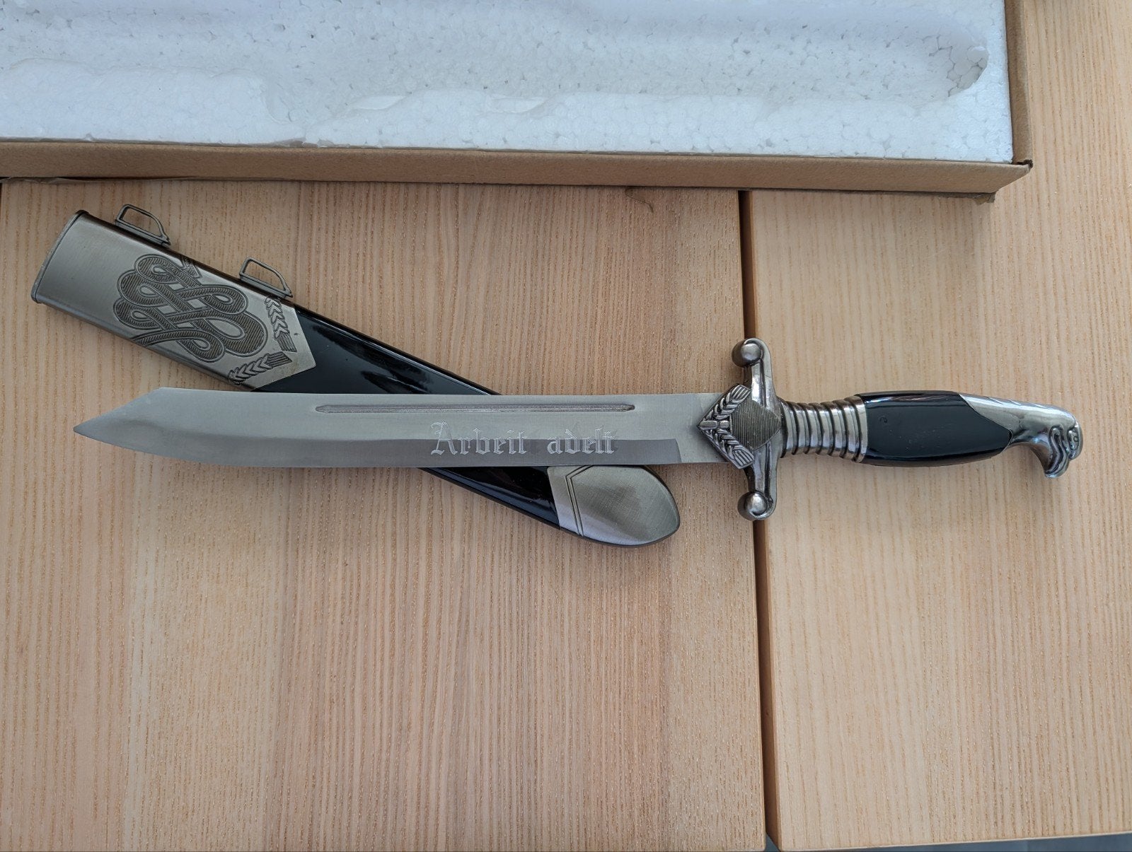 Replica Duits RAD dolk, Verzamelen, Militaria | Tweede Wereldoorlog, Ophalen of Verzenden, Duitsland, Mes of Dolk