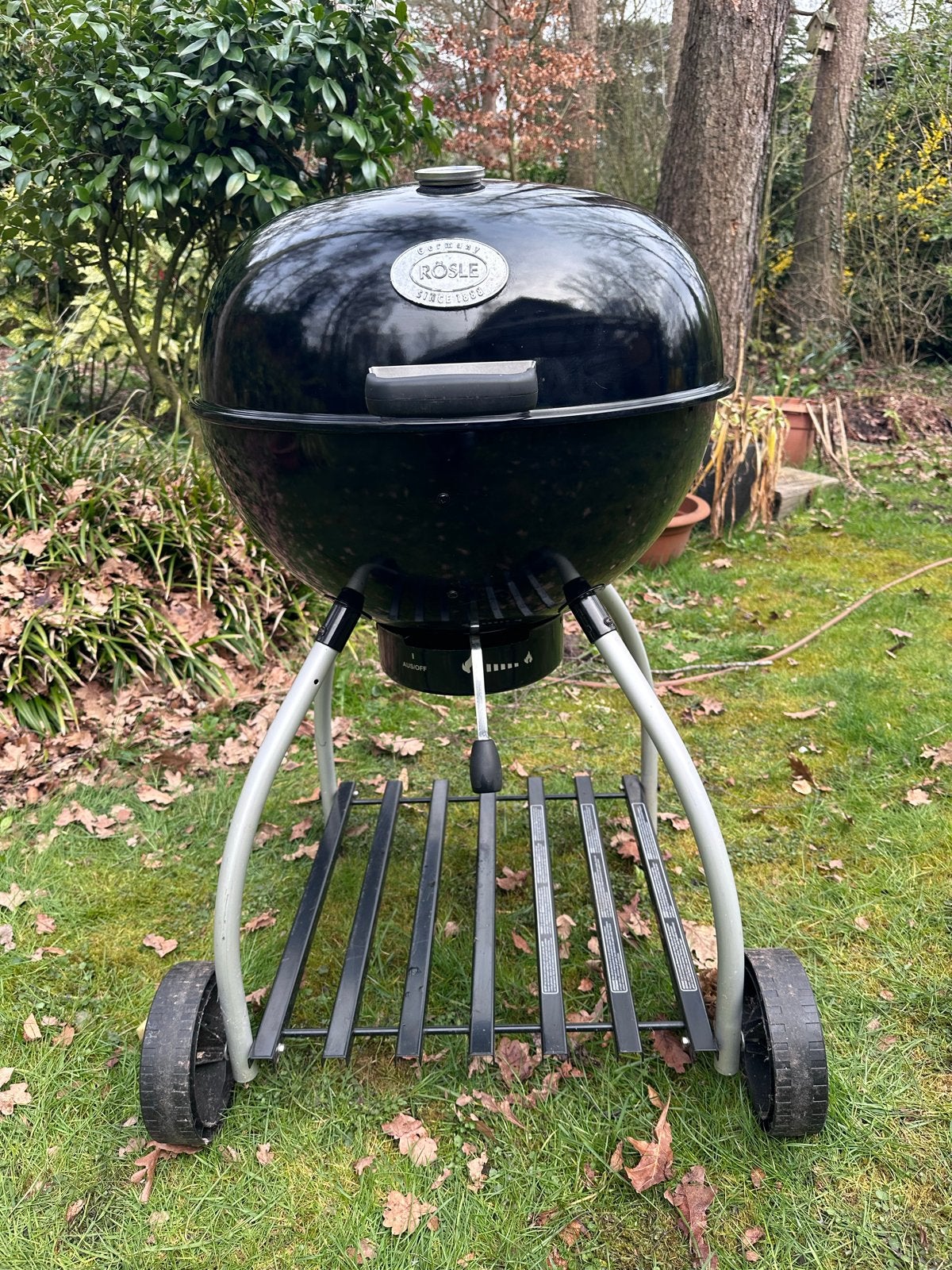 Rösle F60 Sport kogelbarbecue (de betere Weber), Ophalen, Gebruikt