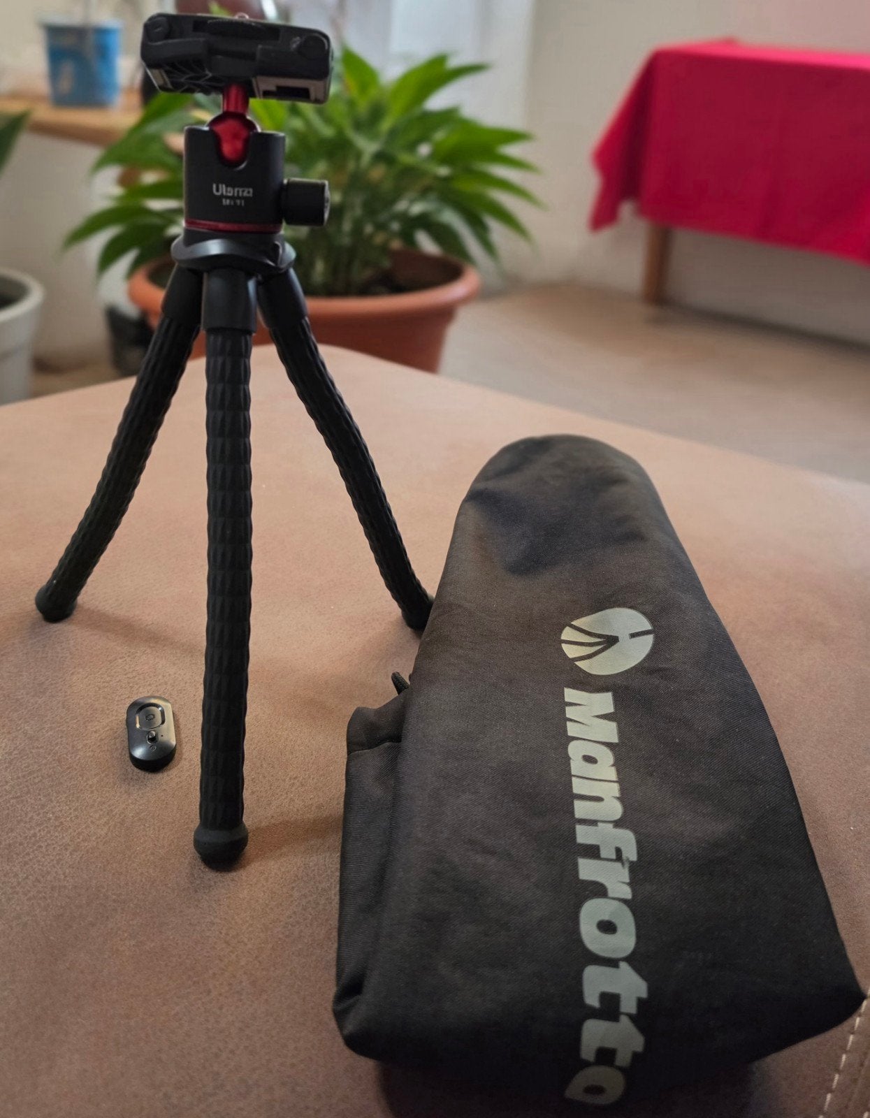 Ulanzi MT-11 Flexibel Statief - selfie afstandsbediening., Overige merken, 125 cm of minder, Zo goed als nieuw, Met balhoofd