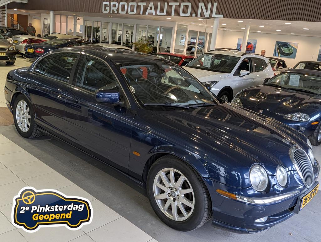 Jaguar S-Type 3.0 V6 Executive OPKNAPPER Airco, Cruise Contr, Auto's, Oldtimers, Automaat, 238 pk, Achterwielaandrijving, Zwart