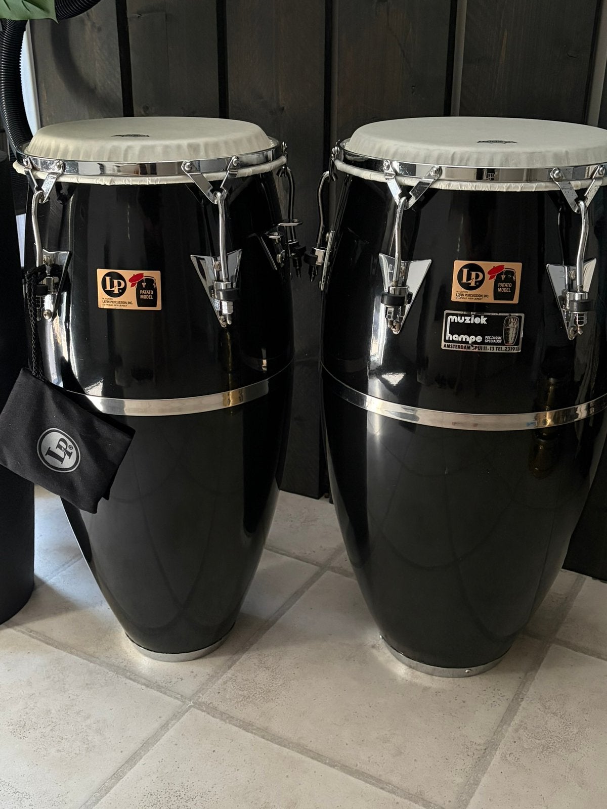 Latin Percussion Patato conga’s LP quinto & tumba, Muziek en Instrumenten, Percussie, Ophalen, Gebruikt, Trommel