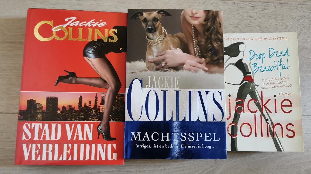 194..3 boeken van ; jackie collins, Ophalen of Verzenden, Gelezen