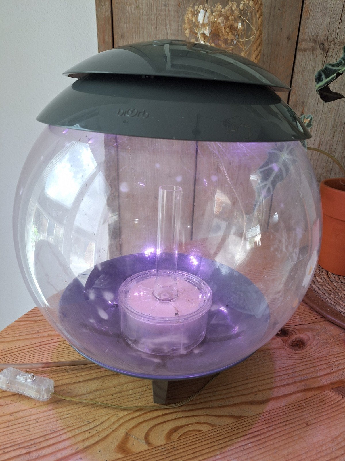 Biorb Micro Aquarium 15 liter, Ophalen, Inclusief deksel, Gebruikt, Leeg aquarium