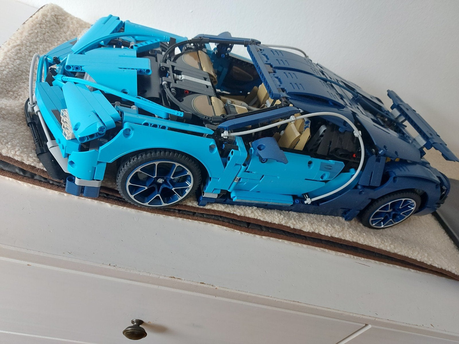 Nieuwe LEGO MOC Bugatti 1:18 met boek - ca. 4.000 stukjes, Ophalen of Verzenden