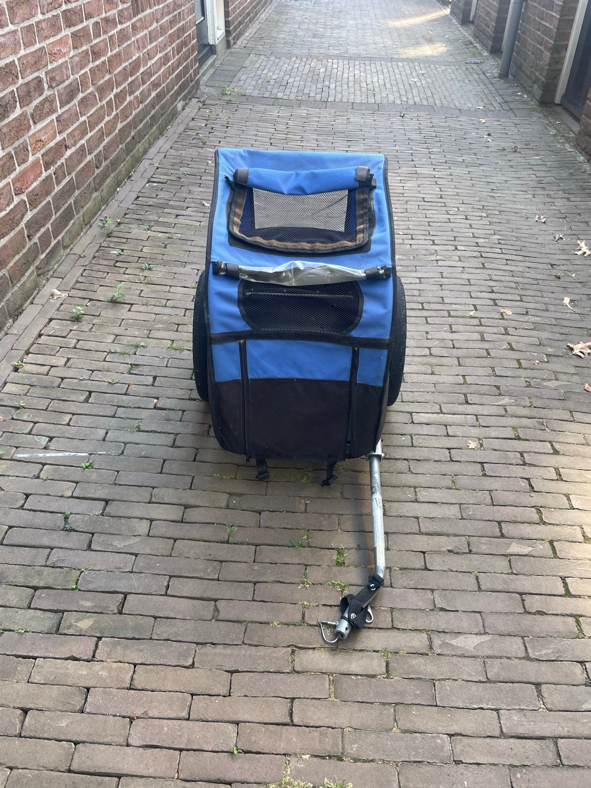 Hondenfietskar - Blauw en Zwart, Ophalen of Verzenden, Gebruikt, Hondenkar, 20 tot 40 kg