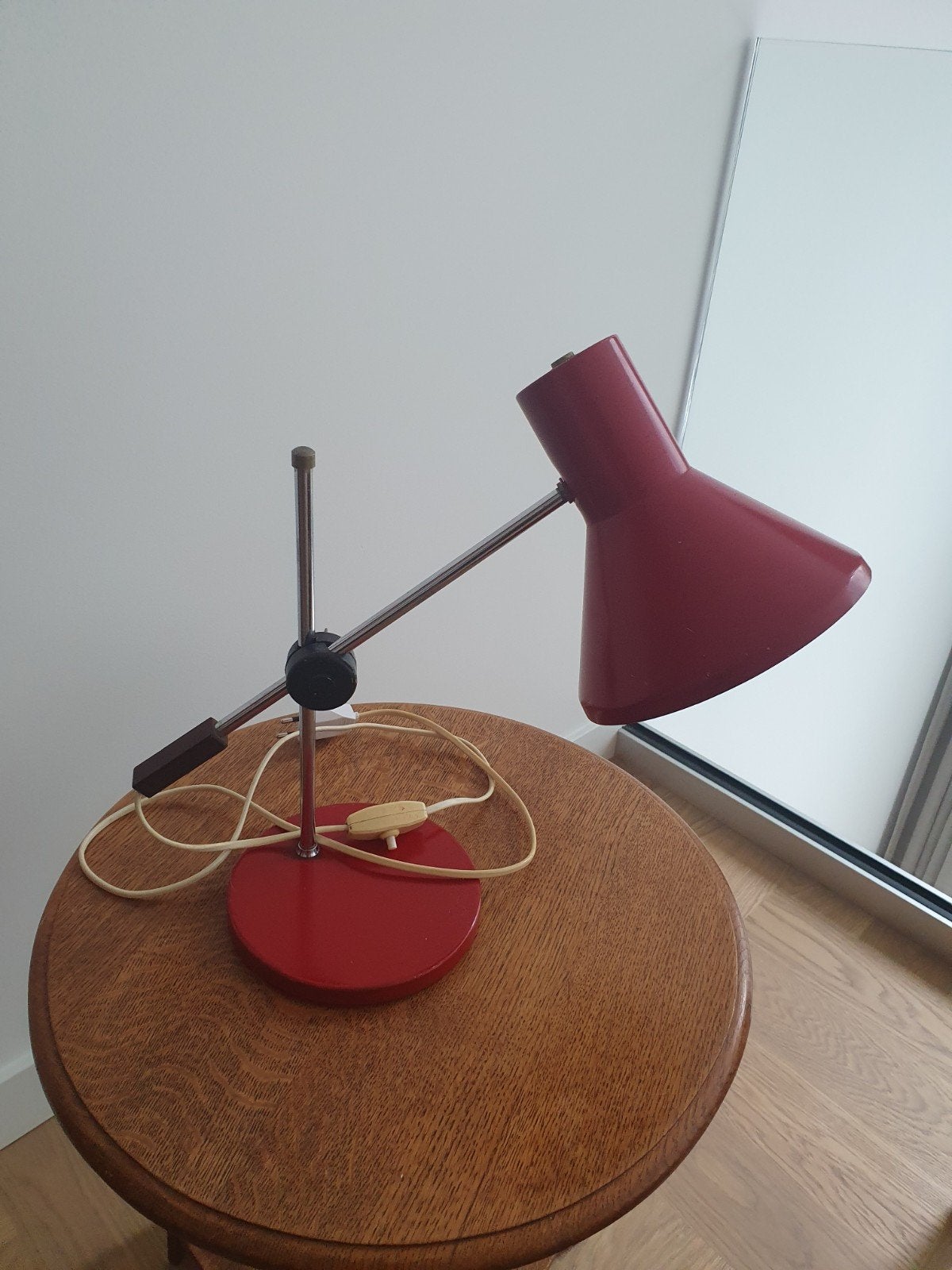 Vintage design retro bureaulamp JJM Hoogervorst Anvia 60/70s, Ophalen of Verzenden