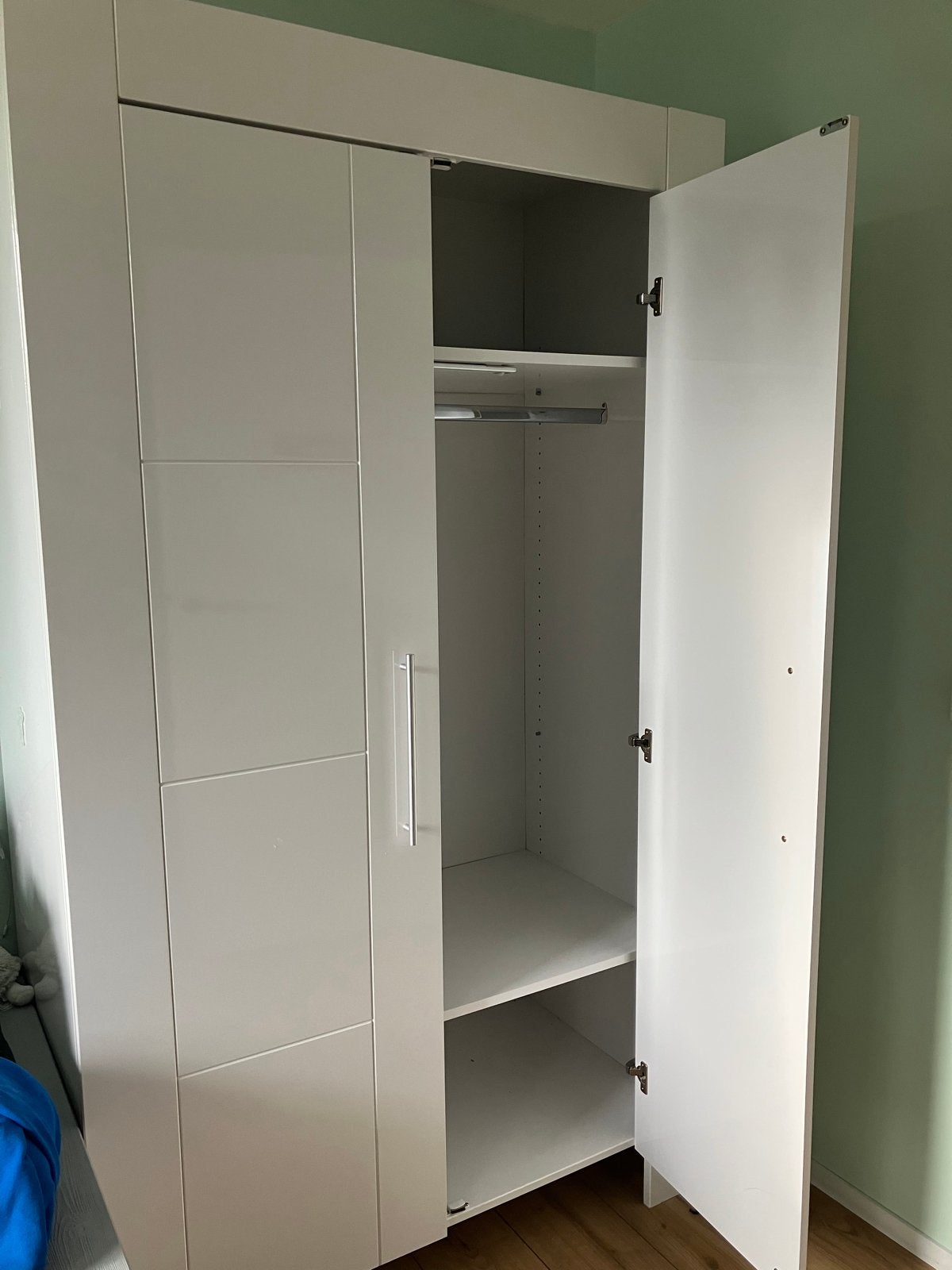 Witte hoogglans kast Bopita - 200x215x60 cm super stoer/mooi, Ophalen, Overige materialen, Gebruikt, 200 cm of meer