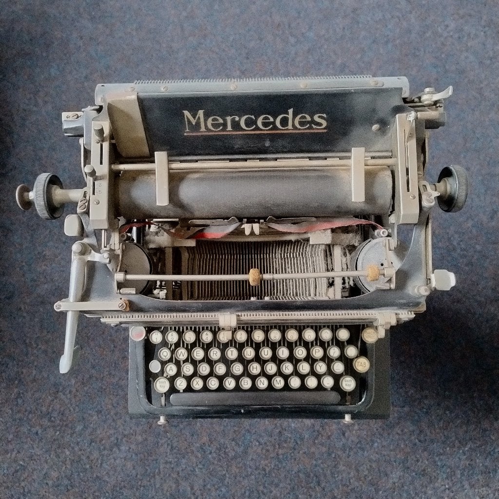 Mercedes typmachine, Ophalen, Gebruikt