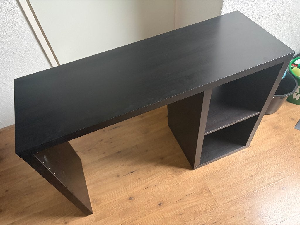 Zwart bureau IKEA, Ophalen, Zwart, Gebruikt, 110 cm