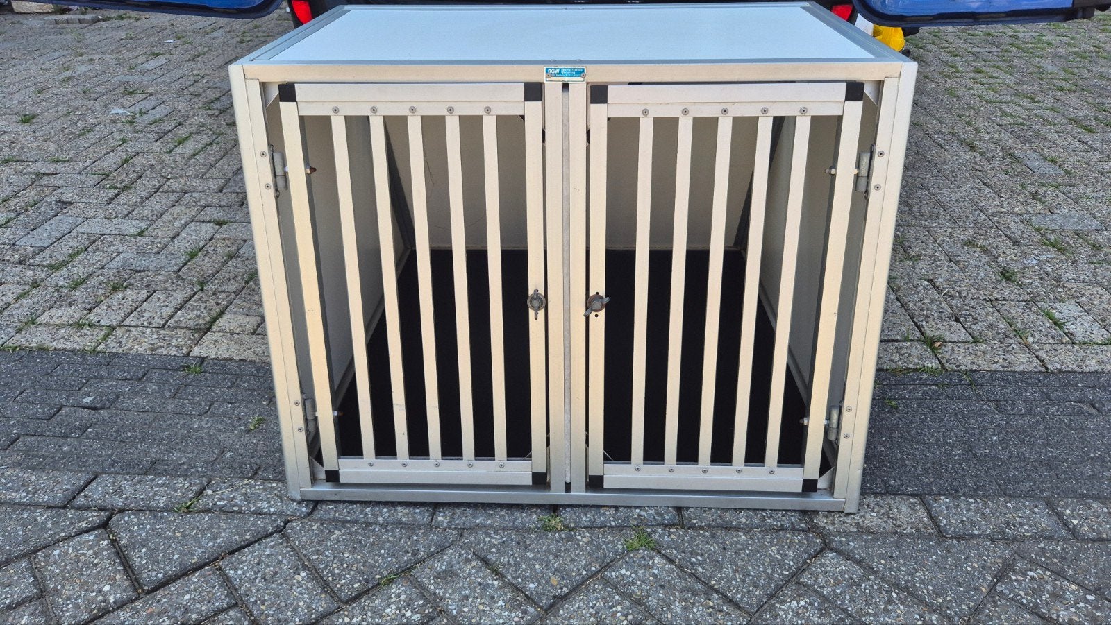 SGW honden kennel auto, Dieren en Toebehoren, Hondenhokken, Ophalen, 75 tot 110 cm, 65 tot 100 cm