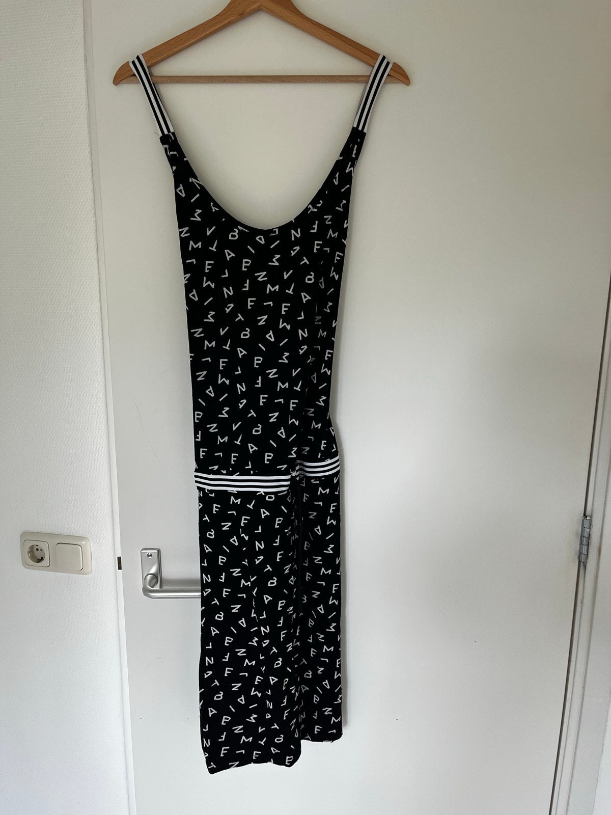 Studio Anneloes, zomerjurk, zwart/wit tricot, maat XL, Meerkleurig, Maat 46/48 (XL) of groter, Ophalen of Verzenden, Knielengte