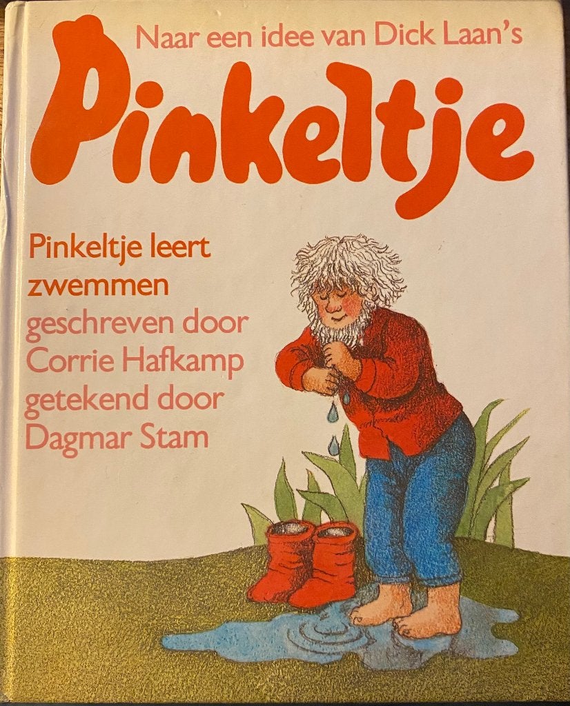 Pinkeltje leert zwemmen - Corrie Hafkamp, Ophalen of Verzenden, Gelezen, Diverse auteurs