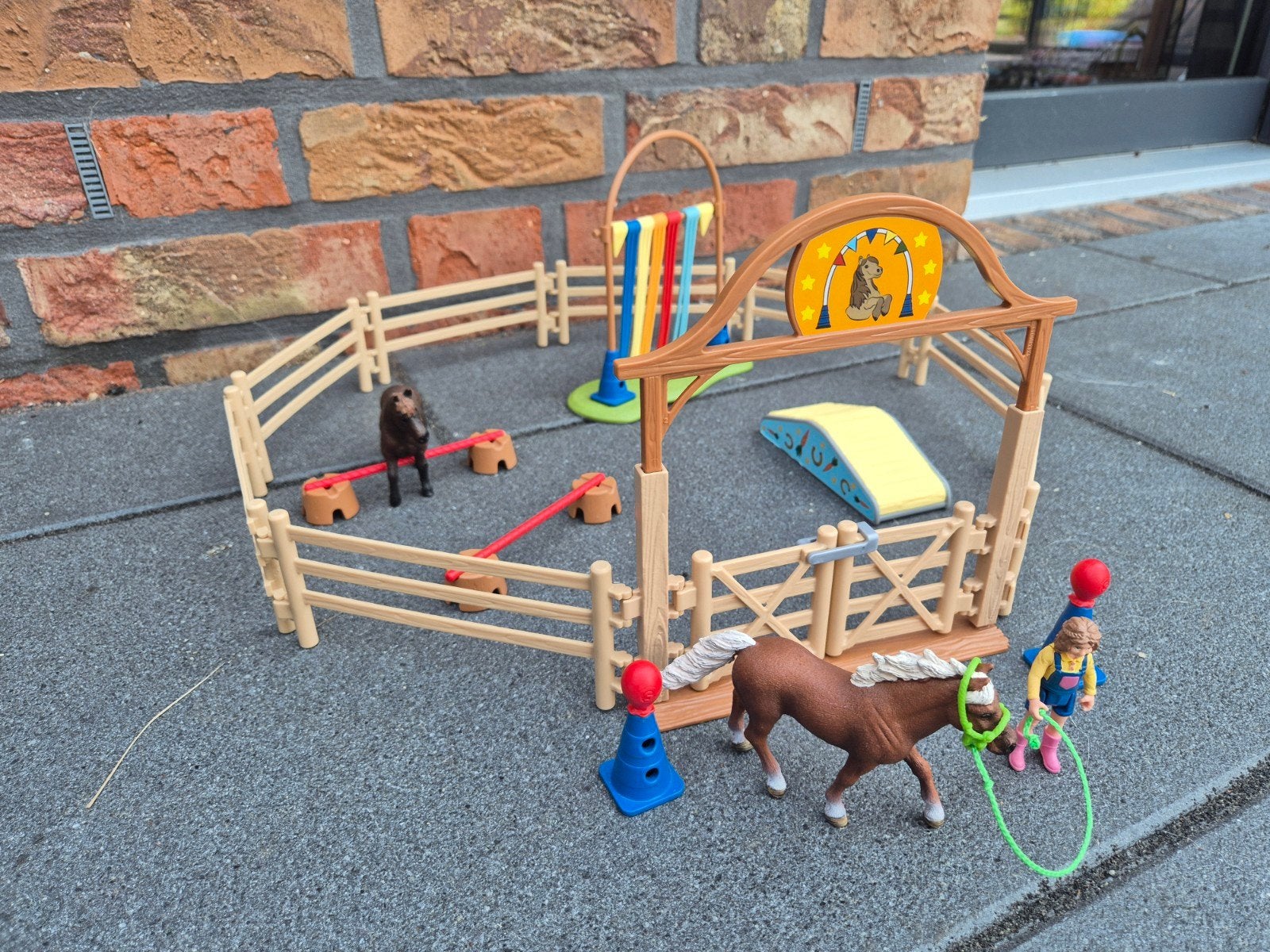 Schleich pony agility, Ophalen of Verzenden, Zo goed als nieuw