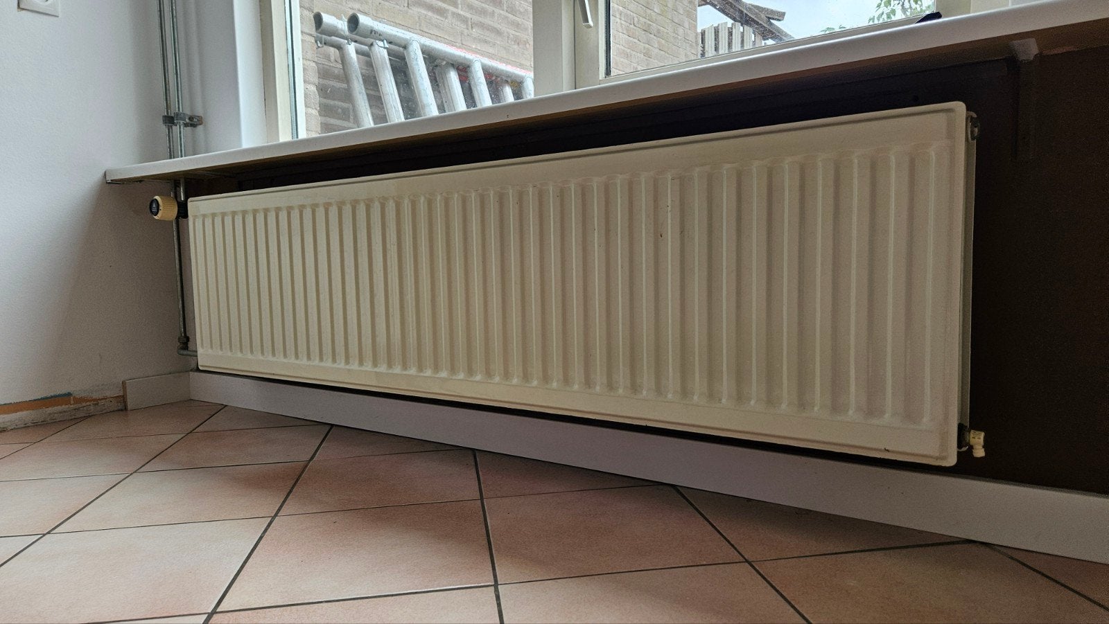 Radiator 160 x 40 cm, Doe-het-zelf en Verbouw, Verwarming en Radiatoren, Ophalen, 30 tot 80 cm, Gebruikt, Radiator