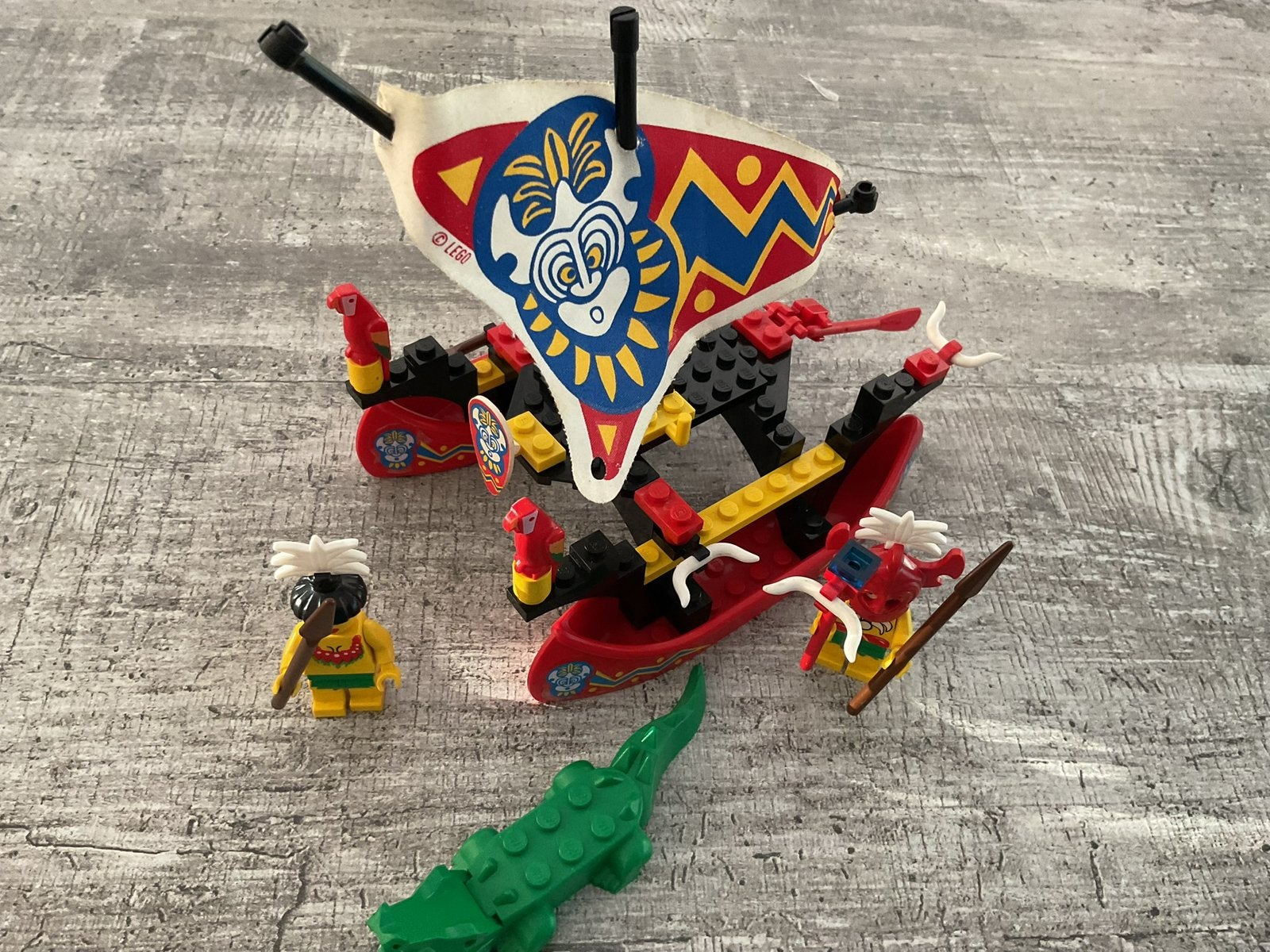 Lego 6246 Classic  Pirates : Crocodile Cage , Vintage, Ophalen of Verzenden, Gebruikt