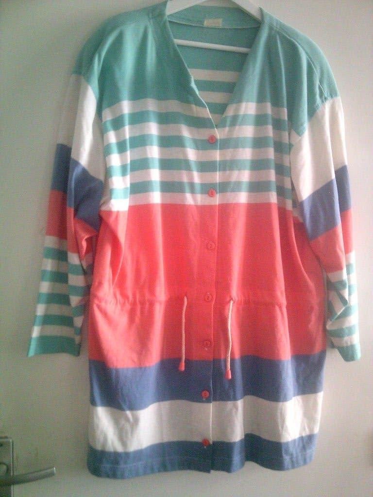 Kleurrijk vintage tuniek XL, Verzenden, Gedragen, Maat 46/48 (XL) of groter