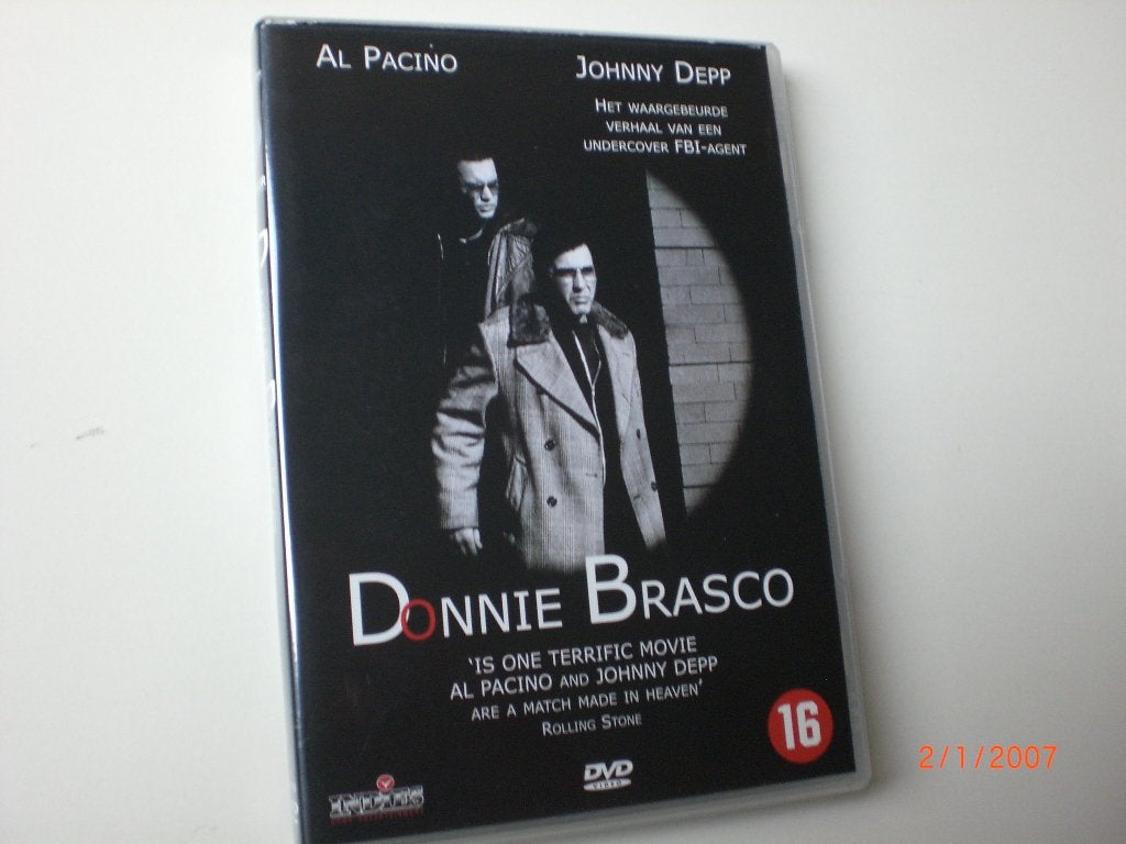 dvd Donnie Brasco Al Pacino Johnny Depp Michael Madsen, Vanaf 16 jaar, Ophalen of Verzenden, Zo goed als nieuw, Actiethriller