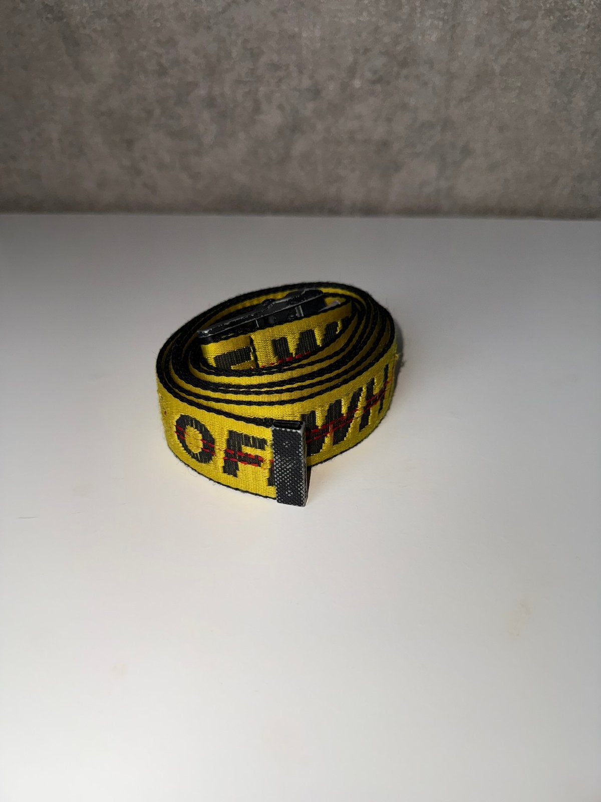 Off white riem, Kleding | Heren, Riemen en Ceinturen, Ophalen of Verzenden, Gedragen, Overige kleuren, 115 cm of meer
