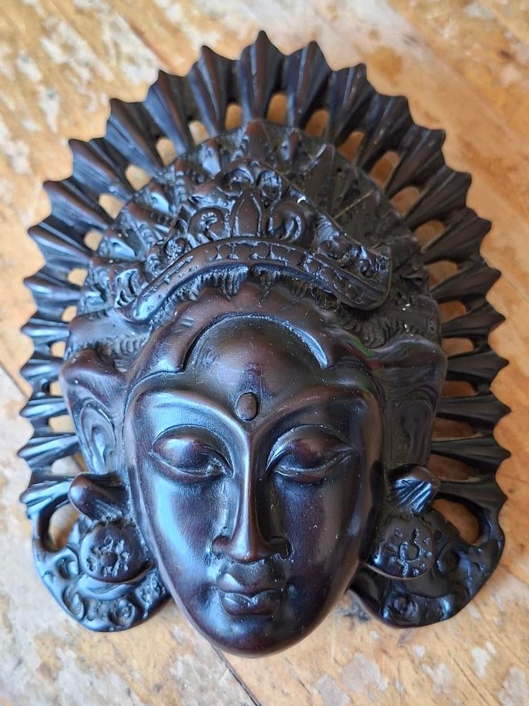 Decoratieve  masker  Balinees wandscultuur Aziatische stijl, Ophalen of Verzenden