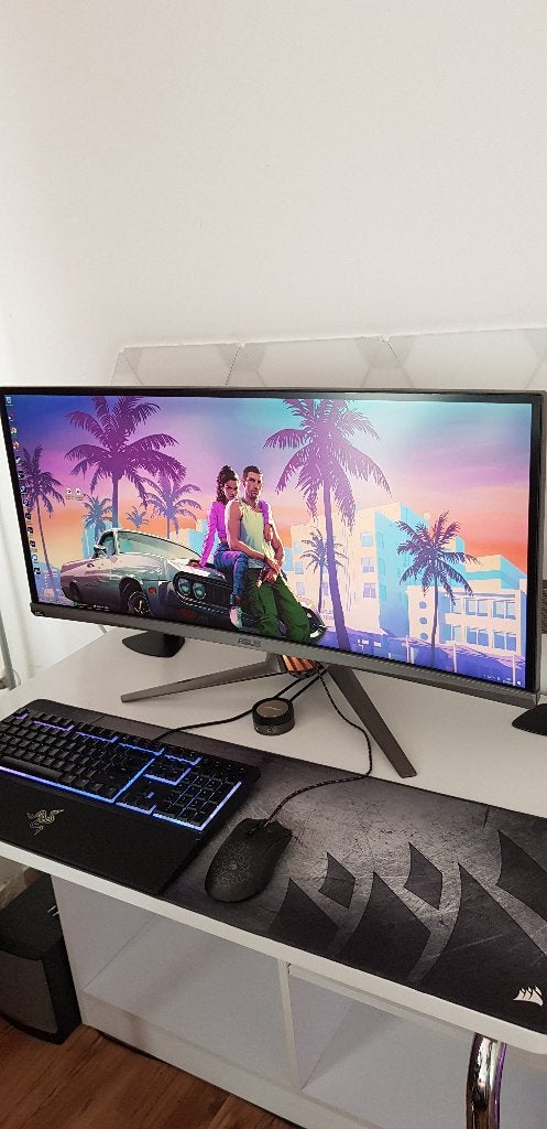 ASUS ROG Swift PG348Q 34'' • 3440x1440 @ 100Hz G-Sync, Computers en Software, Gaming, Gebruikt, IPS, Ultrawide