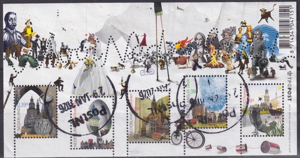 Nederland 2006 Mooi Nederland verzamelblok NVPH 2443, Verzenden, Na 1940, Gestempeld