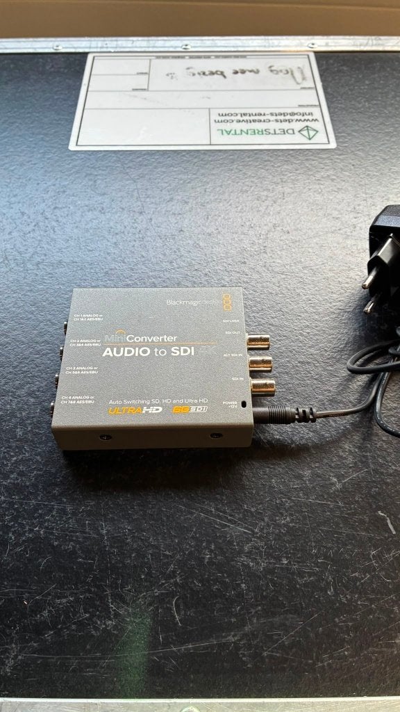 BlackMagic Design Mini Converter Audio to SDI 4K, Ophalen of Verzenden, Zo goed als nieuw