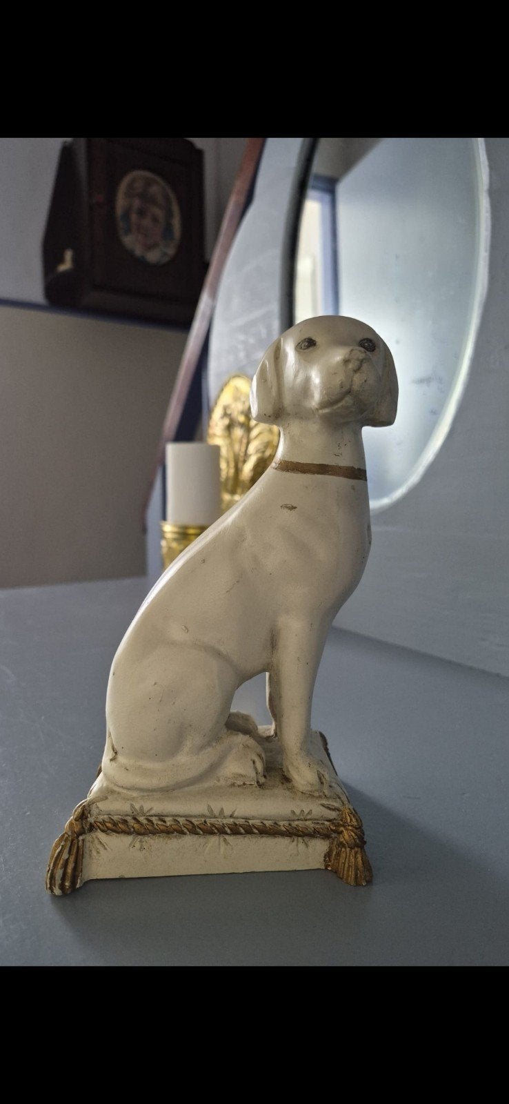Decoratief beeldje van een hond, Ophalen of Verzenden, Gebruikt, Dier