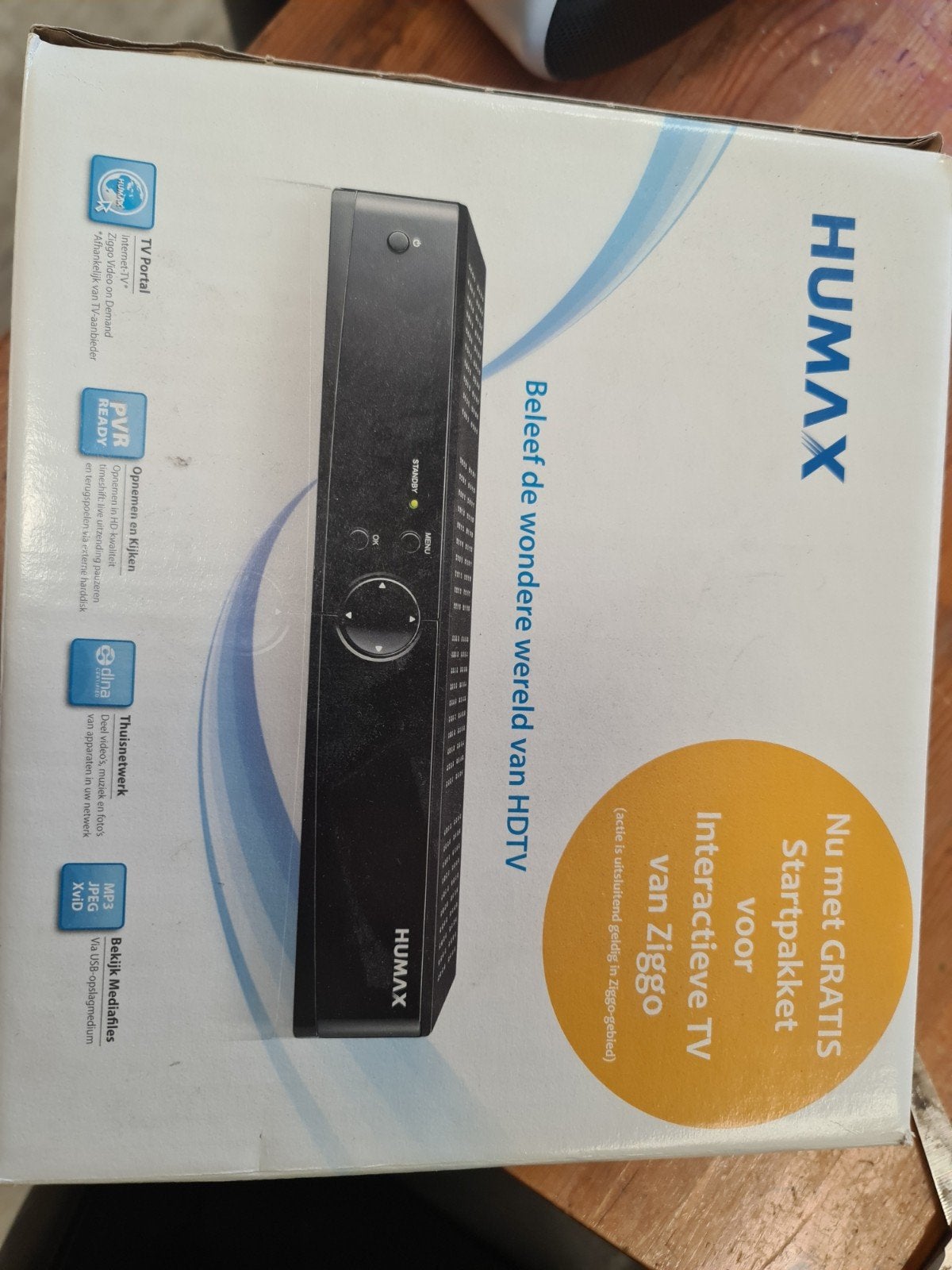 Humax HD Decoder voor Interactieve TV van Ziggo nieuw, Ophalen of Verzenden, Zo goed als nieuw, Decoder