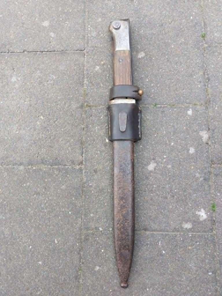 Tsjechische WO2 mauser bayonet, Ophalen of Verzenden, Landmacht, Overige gebieden, Mes of Dolk