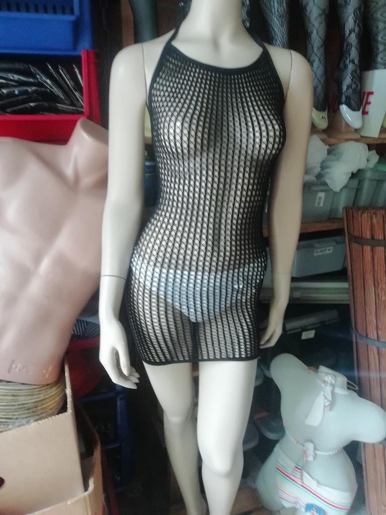 VROUW, Kleding | Dames, Ophalen of Verzenden, Nieuw, Zwart, Boven de knie