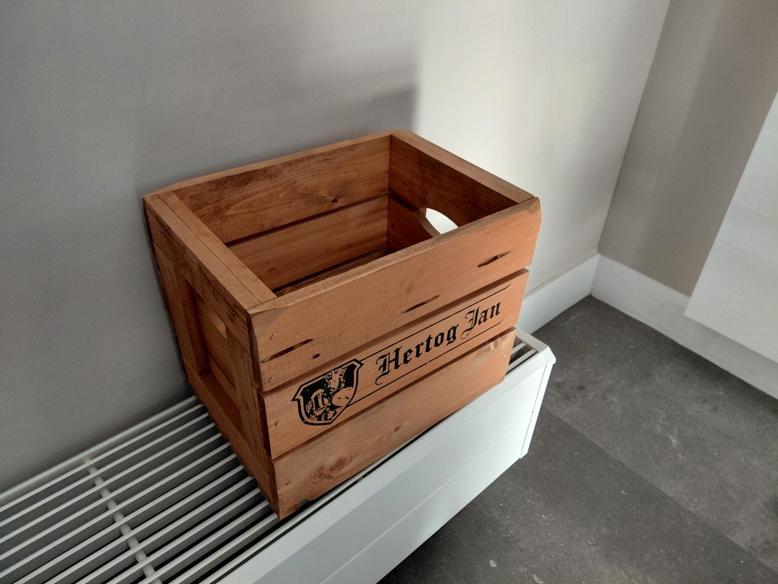 Houten Hertog Jan kratje, Ophalen of Verzenden, Zo goed als nieuw