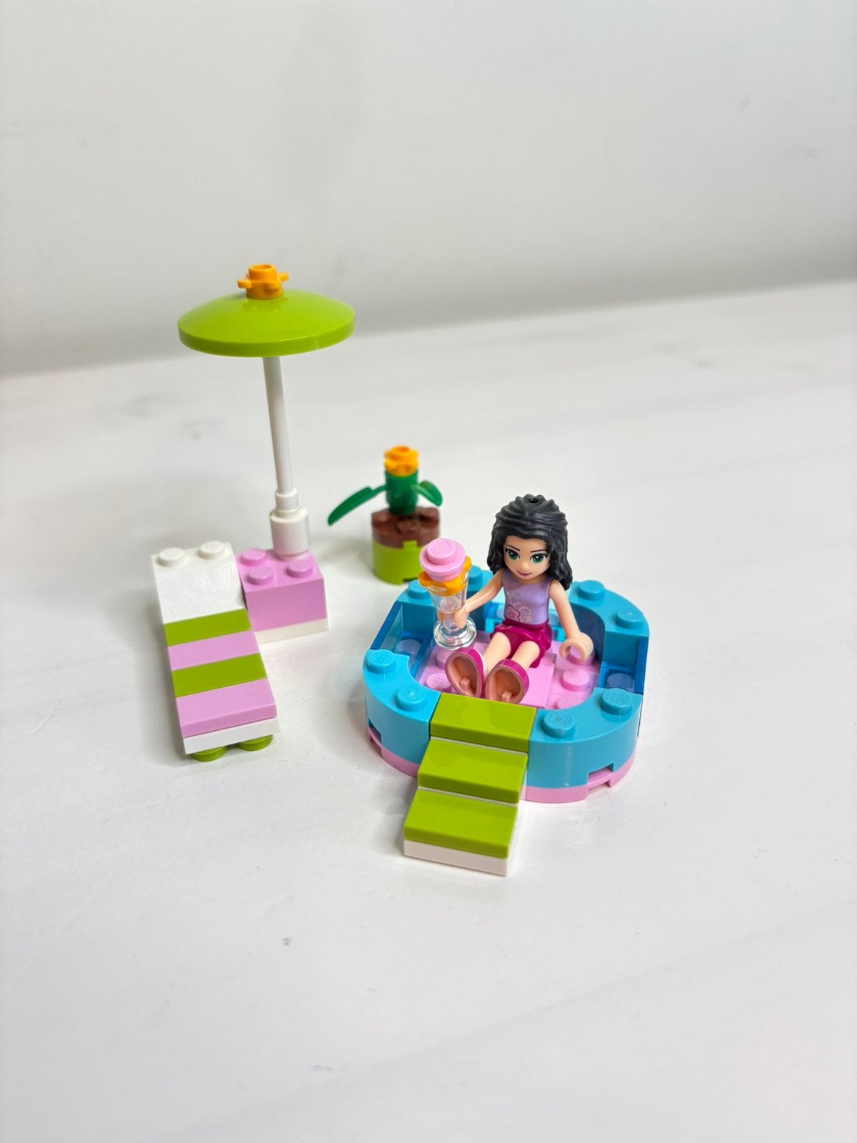 Lego Friends ad15 - Zwembadje, Ophalen of Verzenden, Zo goed als nieuw