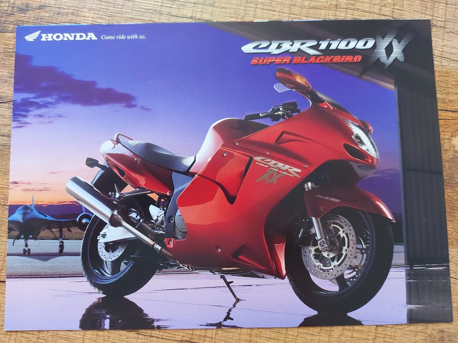 Honda CBR 1100 XX Super Blackbird motorfiets folder, Ophalen of Verzenden, Honda