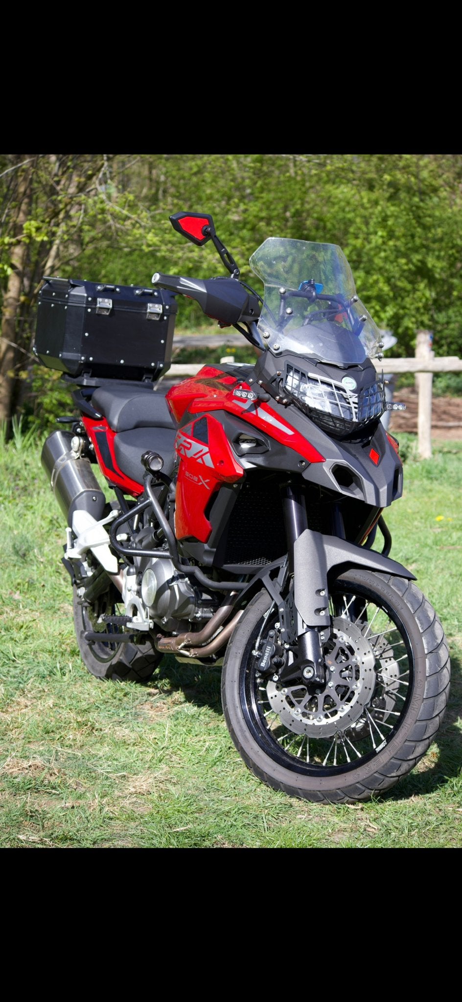 Benelli TRK 502 X - Avontuurlijke Toermotor 35kw A2, Motoren, Motoren | Benelli, 2 cilinders, Gebruikt, Particulier, Toermotor