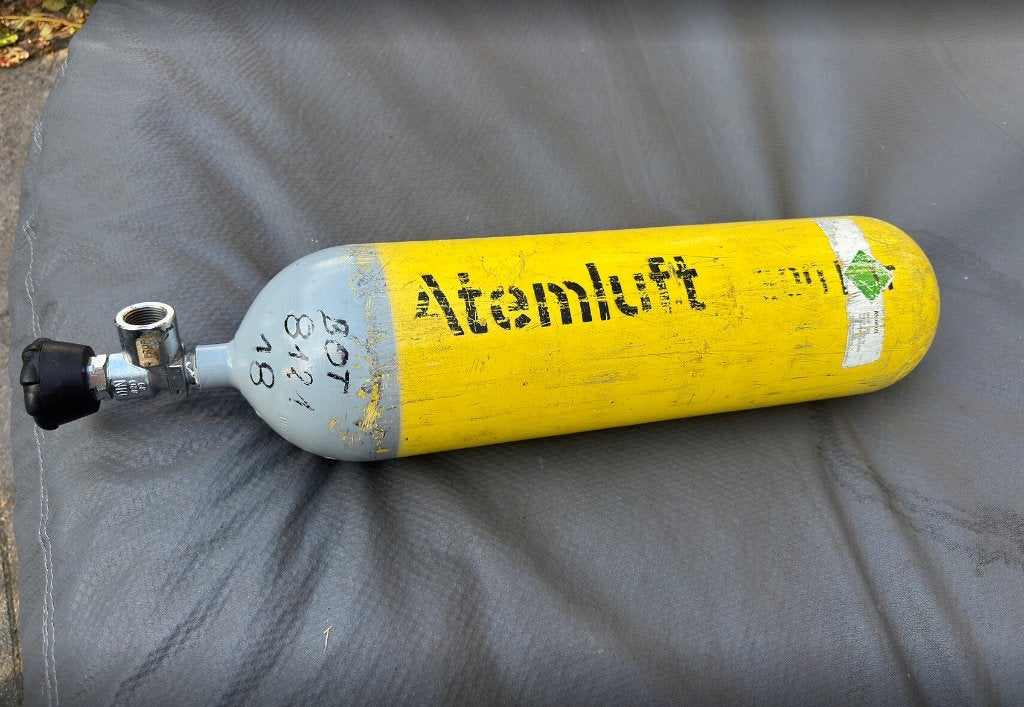 1X Ademlucht fles - 6L - 300bar - Keuring tot 05-31, Ophalen, Gebruikt, Overige typen