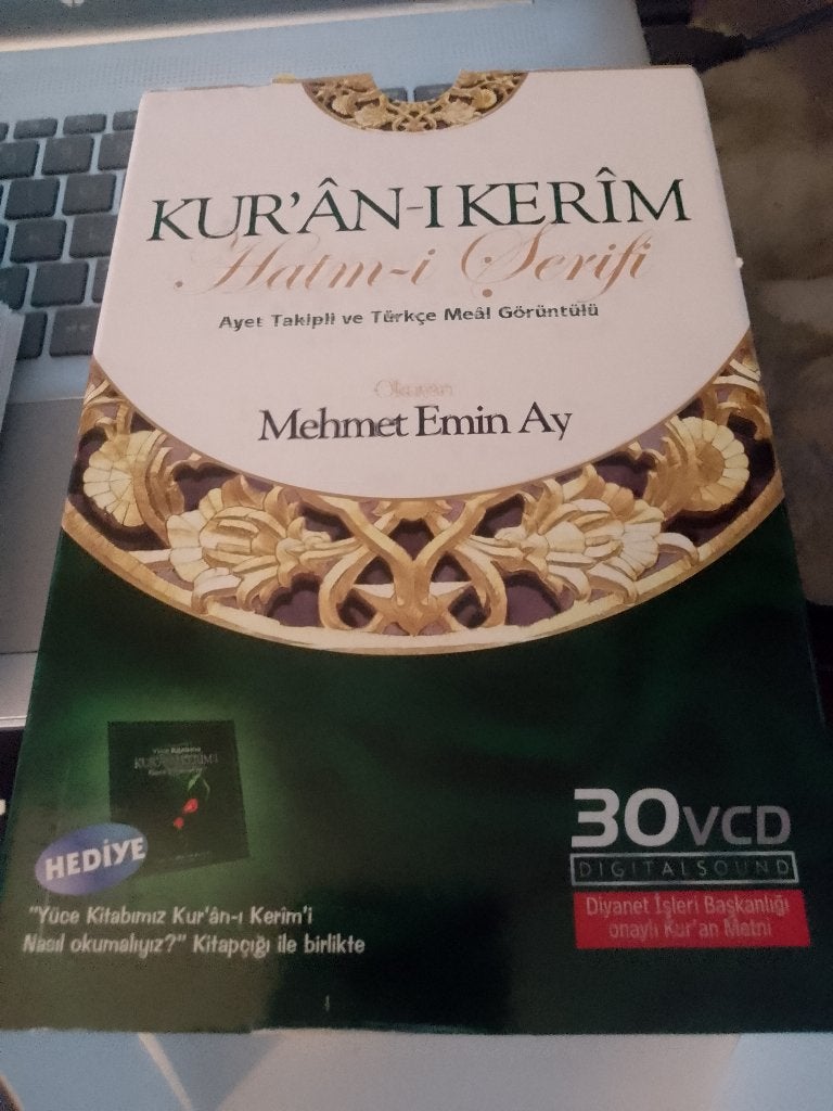 30 cd Kuran'ı Kerim Hatim - Mehmet Emin Ay - 30 Vcd Hatim,, Ophalen of Verzenden, Zo goed als nieuw