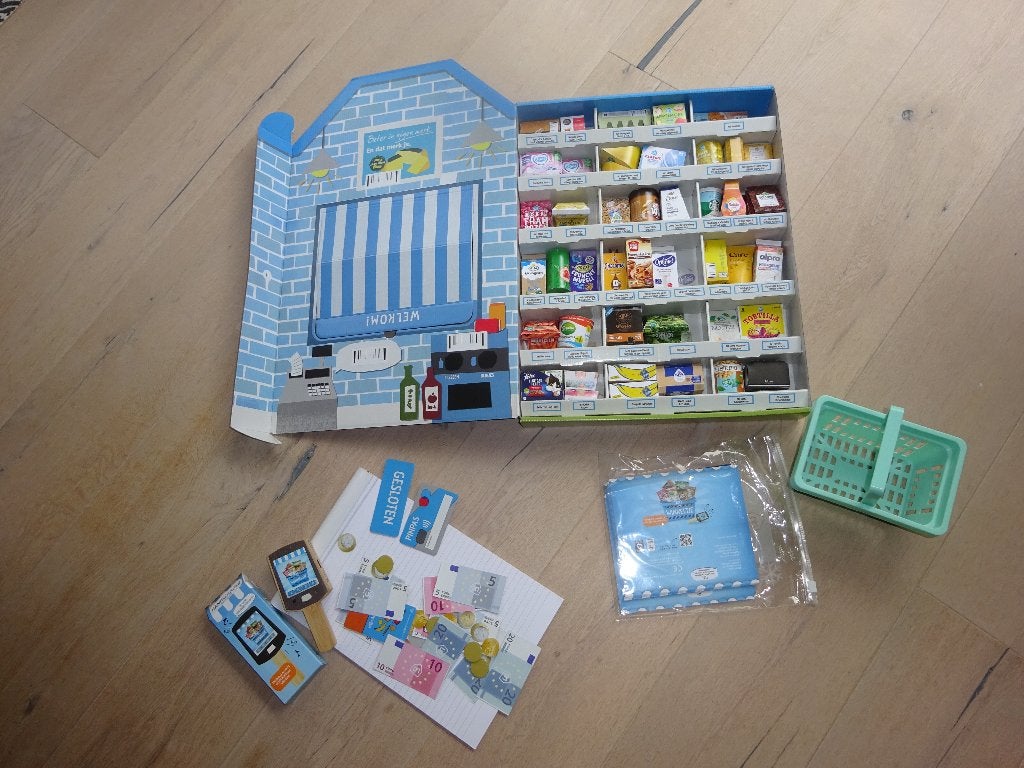 AH winkeltje met extra's, Ophalen, Zo goed als nieuw, Overige materialen, Speelkeuken