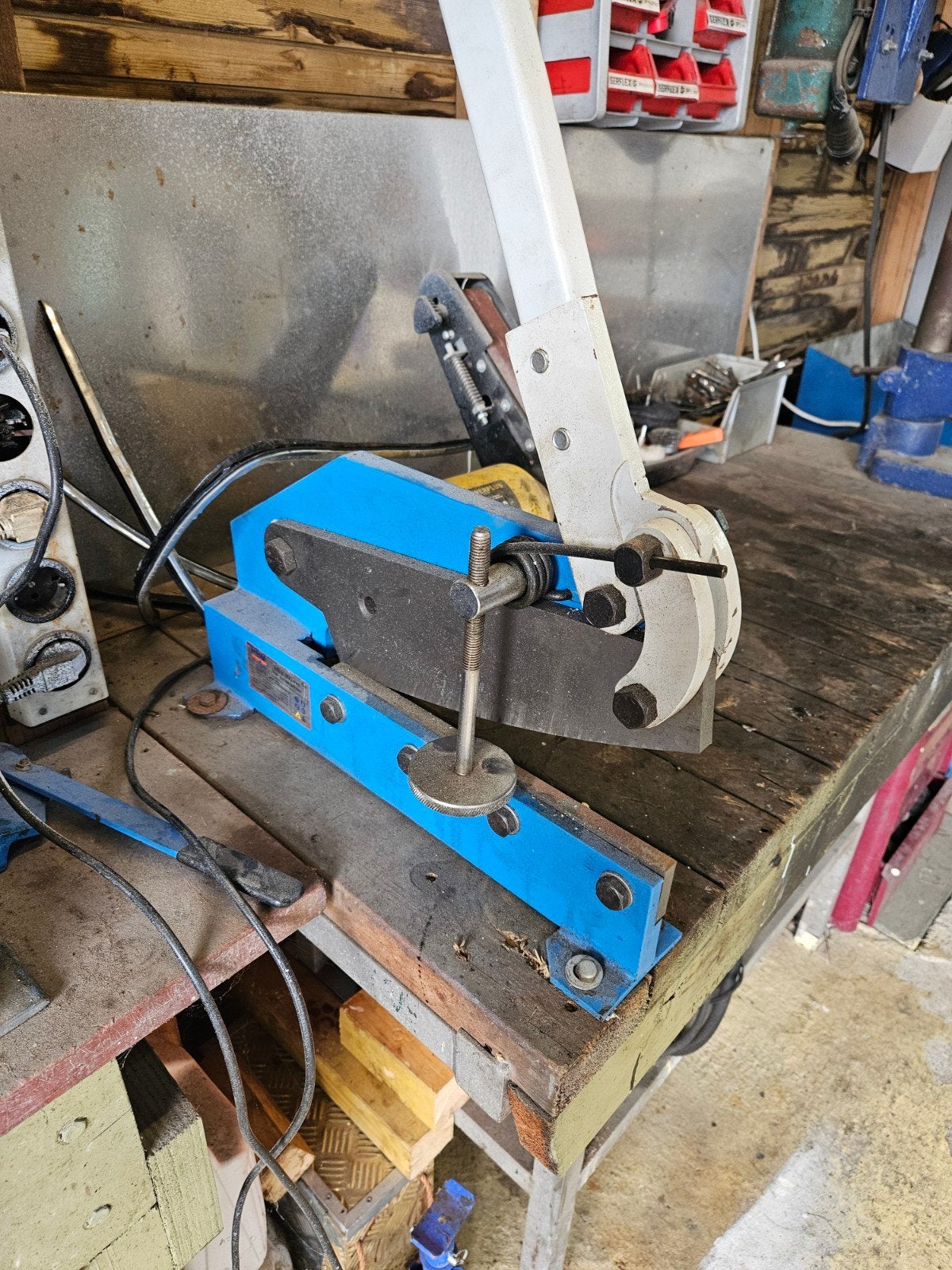 HBM 300 mm Handplaatschaar - Metaalschaar, Doe-het-zelf en Verbouw, Gereedschap | Handgereedschap, Ophalen, Gebruikt, Snijgereedschap