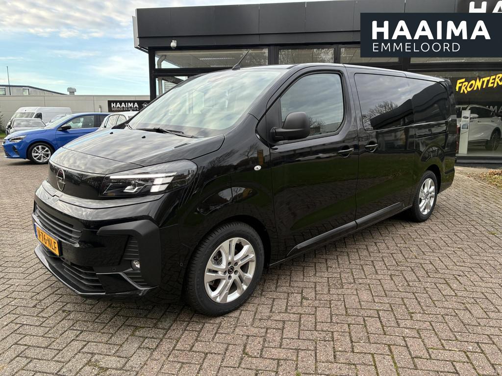Opel Vivaro Electric L3 75 kWh DC | Navigatie | Winterpakket, Auto's, Bestelauto's, 136 pk, Zwart, Zwart, Opel