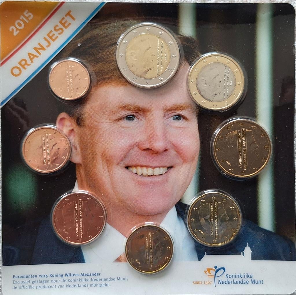 Nederland Jaarset 2015 - Oranjeset - UNC, Verzenden, Overige landen, Overige waardes, Setje