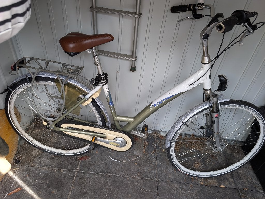 Damesfiets, Puch met 7 versnellingen, Gebruikt, Versnellingen, 56 cm of meer, Ophalen