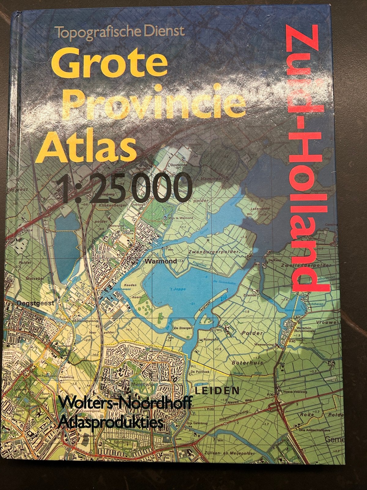 Grote provincie Atlas Zuid Holland, Overige atlassen, Ophalen of Verzenden, Zo goed als nieuw, 1800 tot 2000