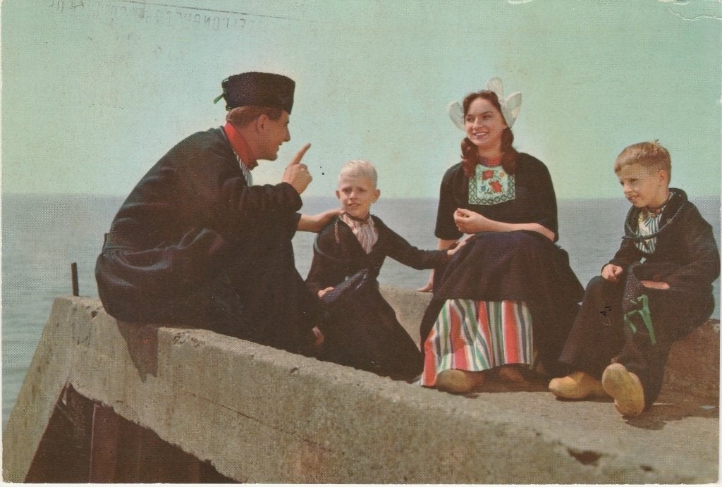 VOLENDAM Klederdracht, Verzenden, 1960 tot 1980, Gelopen, Noord-Holland