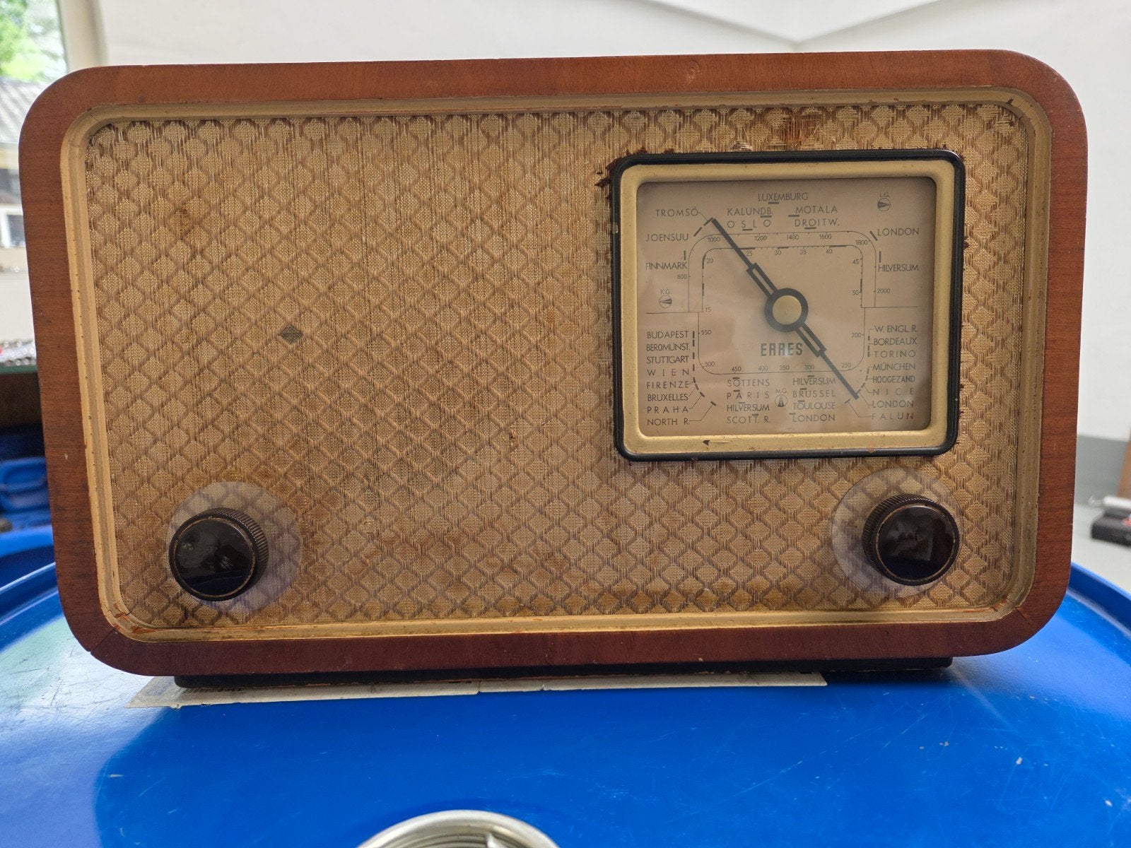 Erres KY 485 buizenradio uit circa 1948, Ophalen of Verzenden