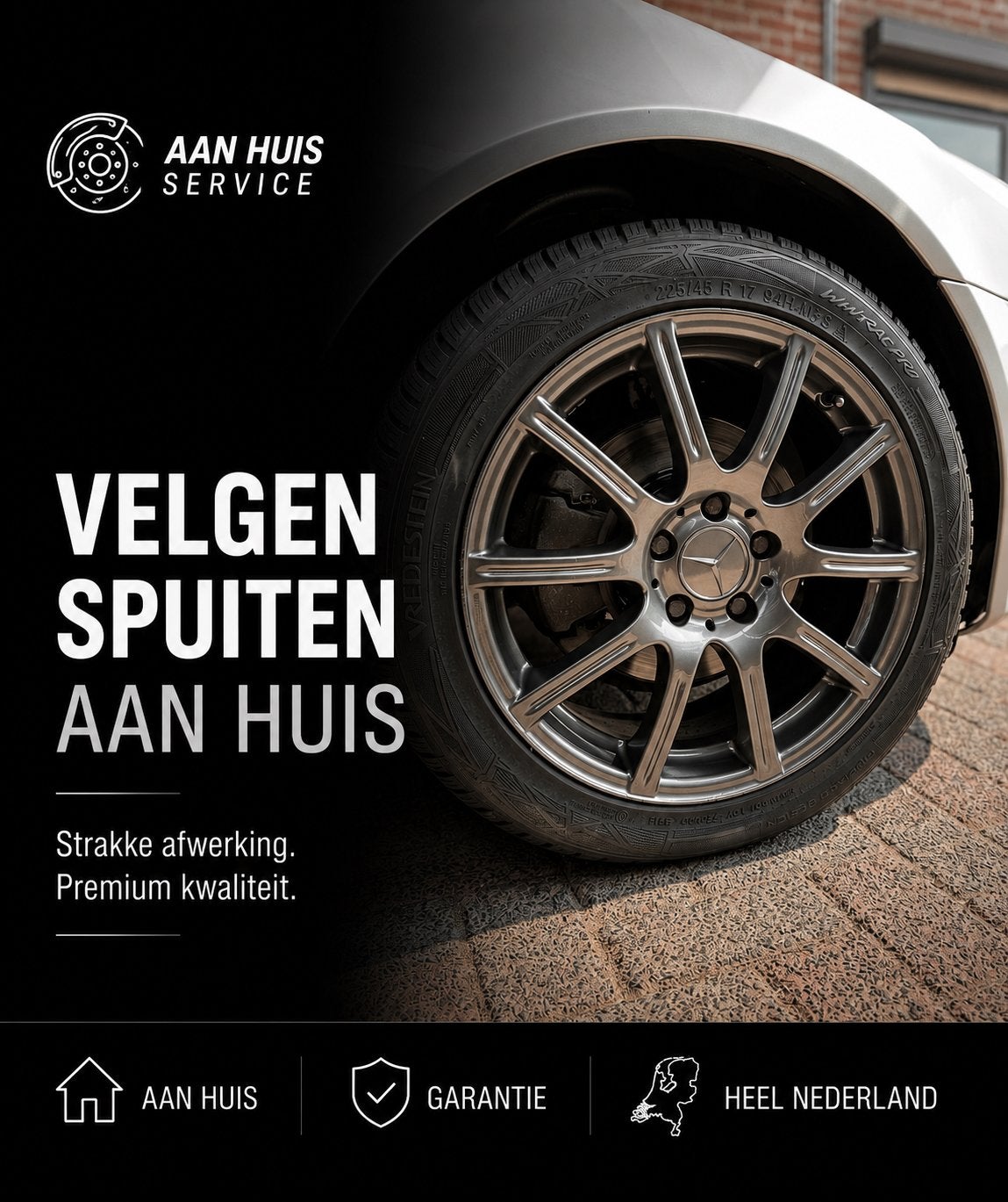 Velgen spuiten aan huis - auto velgen spuiten, Garantie
