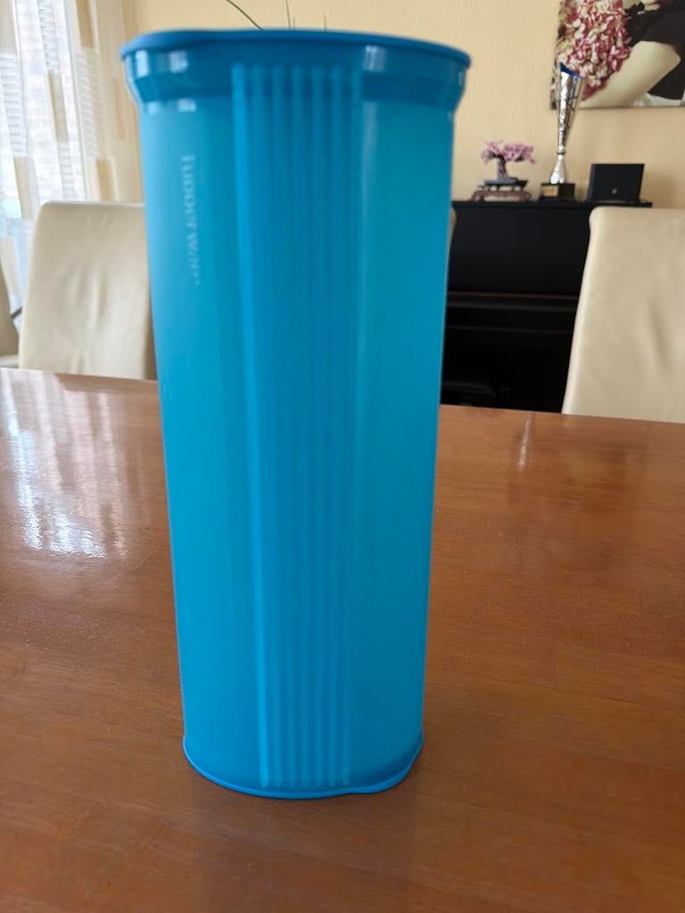 Tupperware spaghettibus, Huis en Inrichting, Keuken | Tupperware, Ophalen of Verzenden, Nieuw, Blauw, Bus of Trommel