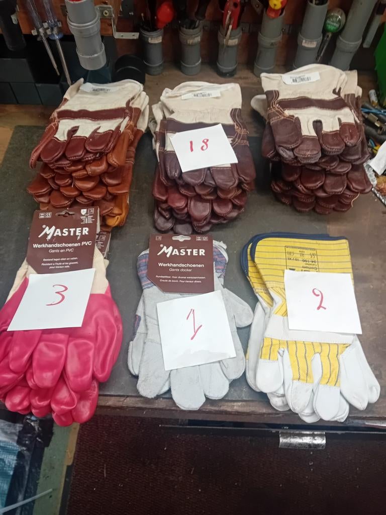 Diverse werk- en tuinhandschoenen - Nieuw, Ophalen of Verzenden, Nieuw